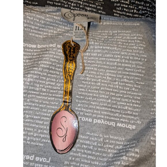 Poem"Love Beyond Words" Shirt Jacket - Picture 5 of 6